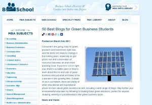 50 Best Blogs for Green Business Students